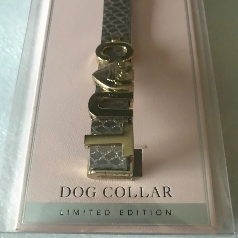 Juicy Couture Dog Collar Limited Edition 9/16” Wide for necks 10”-13.5”